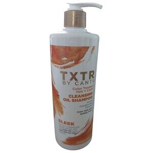 TXTR by Cantu For Curls + Coils Defining Cream Cleansing Oil Shampoo 16oz NEW